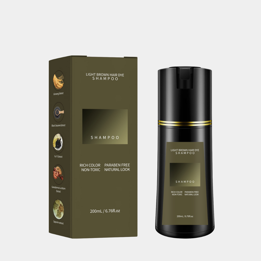 Instant Hair Dye Shampoo For Gray Coverage